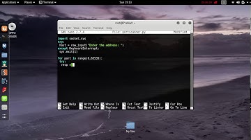 Port Scanner in python