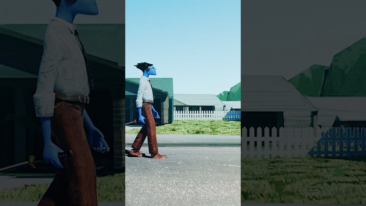 How I painted this moving background