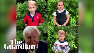 Prince George and siblings quiz Sir David Attenborough on his favourite animal