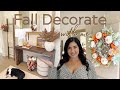 FALL DECORATE WITH ME | Fall Entryway and Front Porch | Fall Decor Ideas 🍂