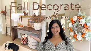 FALL DECORATE WITH ME | Fall Entryway and Front Porch | Fall Decor Ideas