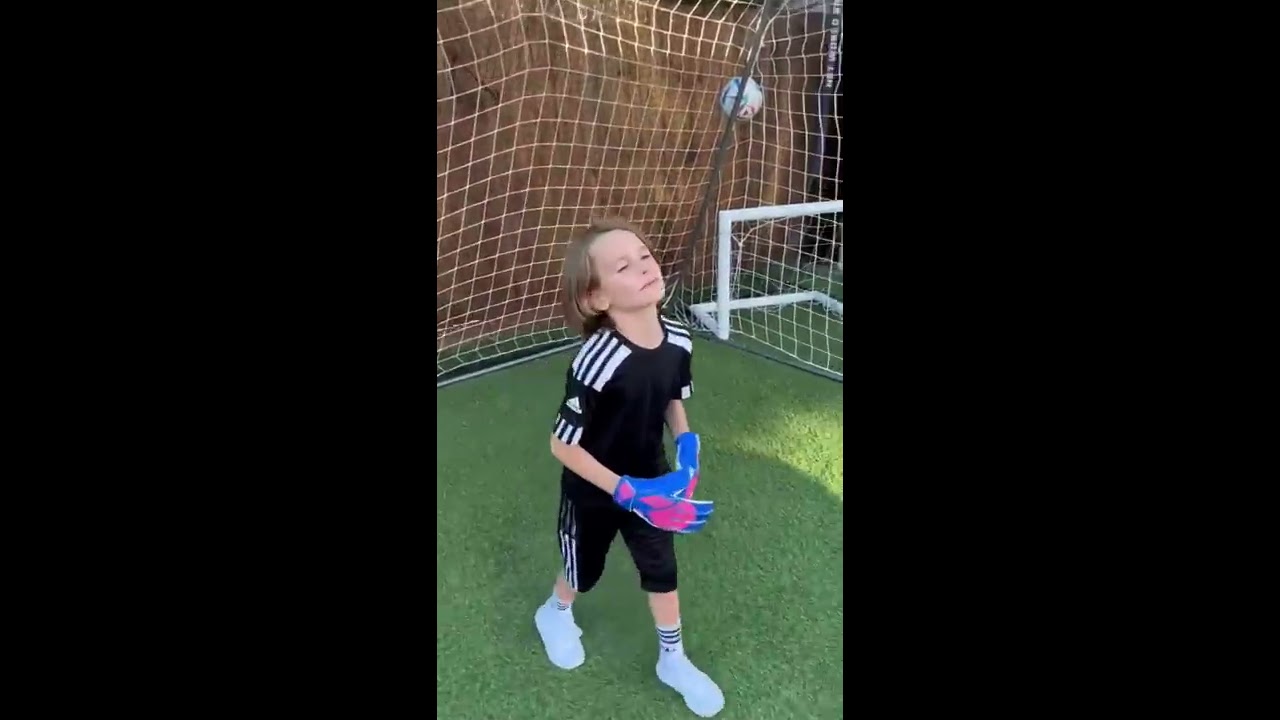 SON WANTS TO BE A GOALIE 