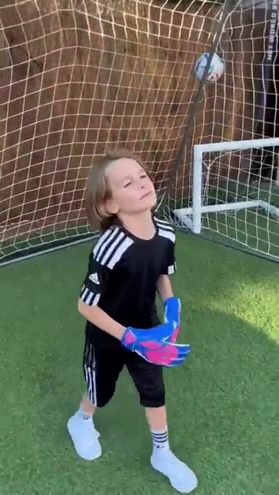 SON WANTS TO BE A GOALIE 😡🤣