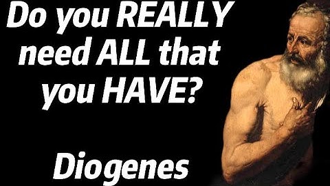 The Art of Self-Sufficiency - Lessons from Diogenes on Finding Fulfillment | Cynicism Philosophy