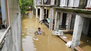 Climat : le super-typhon Noru s'abat sur les Philippines provoquant de graves inondations