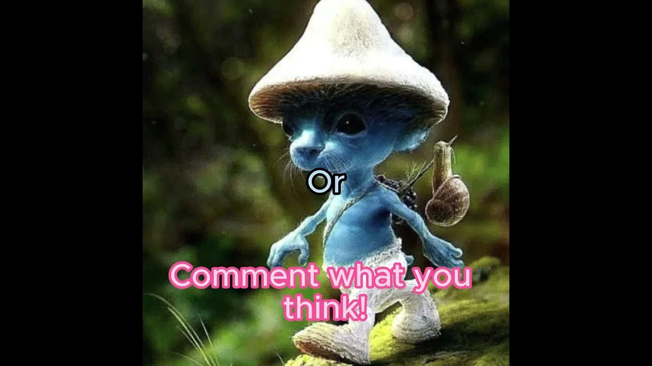 smurf cat vs strawberry elephant- (200 sub video)