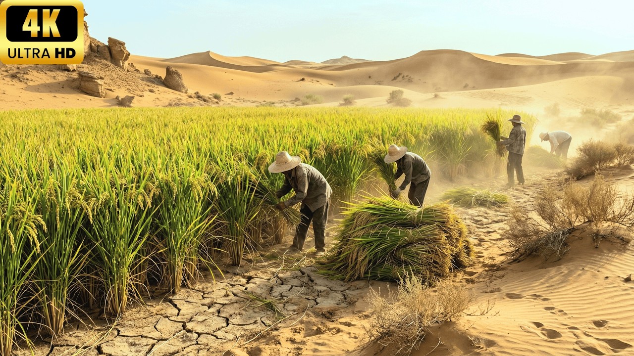 They Tried Growing Rice in the Desert — The Soil Transformation Was Unreal