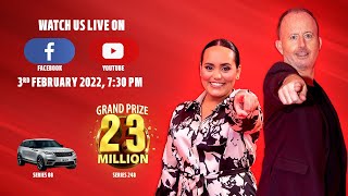 Grand Prize AED 23 Million Series 248 and Dream Car Range Rover Series 08 Live Draw!