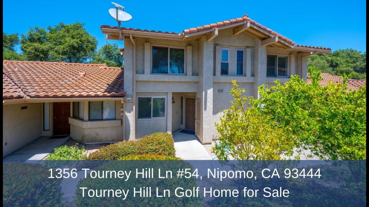 1356 Tourney Hill Ln, Nipomo 93444 Blacklake Golf Home for Sale