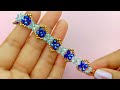 Bicone Crystal Bracelet Making//Beaded Diamond Bracelet// Useful & Easy