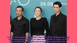 Biography of film career of actress Gong Li