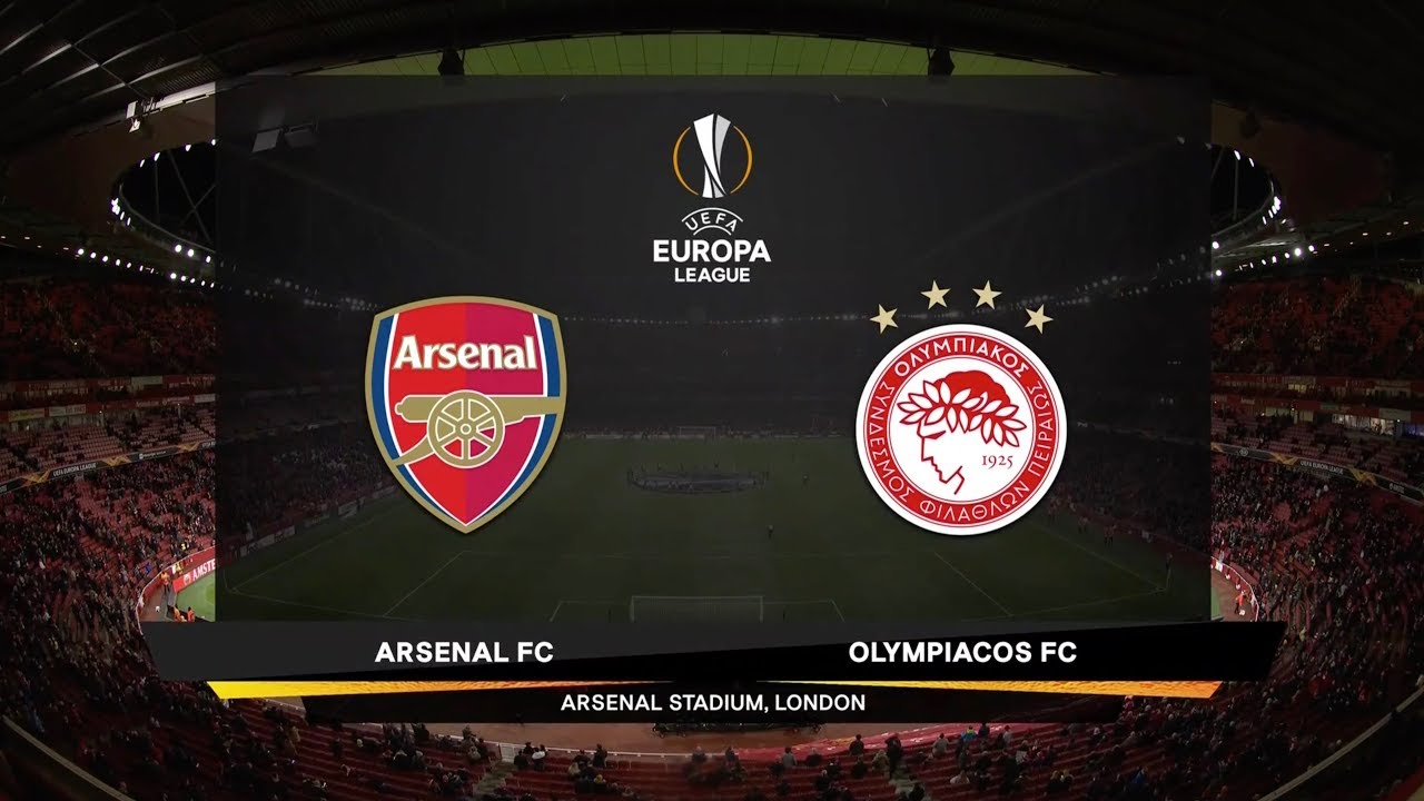 Uefa Europa League Arsenal V Olympiacos Piraeus Highlights Youtube