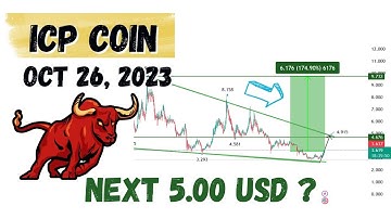 ICP coin price prediction and Analysis, next 5 USD?  Internet Computer ICP news update Oct 26, 2023