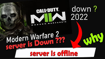 Modern warfare 2 Server is #down? fix | #cod mw2 server is offline || by borntoplaygames