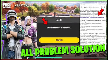 PUBG NEW STATE: UNABLE TO CONNECT TO THE SERVER PROBLEM// BROWSER OPENING// ALL PROBLEMS SOLUTION !