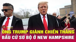 Chiến thắng ở New Hampshire là cú hích quan trọng với Trump trên đường đua Nhà Trắng | THVN