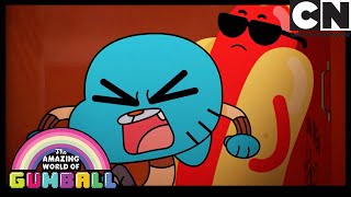 Gumball tries to make conversation with a hot dog | The Awkwardness | Gumball | Cartoon Network