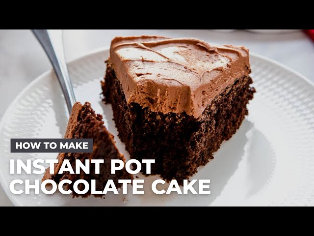 Instant Pot Cake  How to Make Cake in Your Pressure Cooker