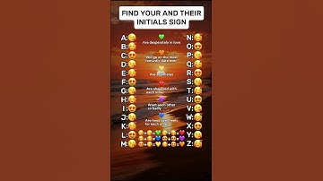 Find your and their initials sign #shorts #initials #love #sign #soulmate #crush #youtubeshorts