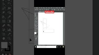 L logo design in illustrator #graphicdesign #shorts #viralshorts #trendingshorts