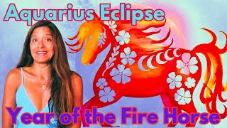 Aquarius Solar Eclipse Feb 17, 2026: Year of the Fire Horse: All Signs
