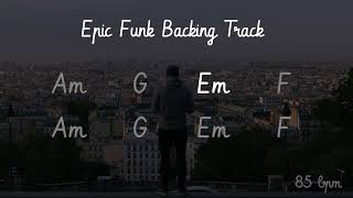 Epic Funk (Am) : Backing Track