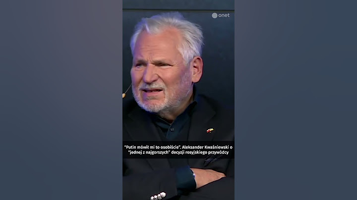 “Putin mówił mi to osobiście”. A. Kwaśniewski o “jednej z najgorszych” decyzji rosyjskiego przywódcy