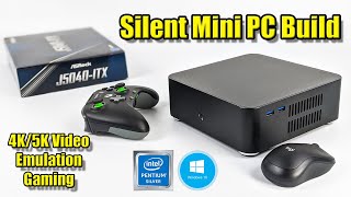 Silent Mini ITX PC Сборка ПК 4K — видео 4K, эмуляция, игры — ASRock J5040 ITX