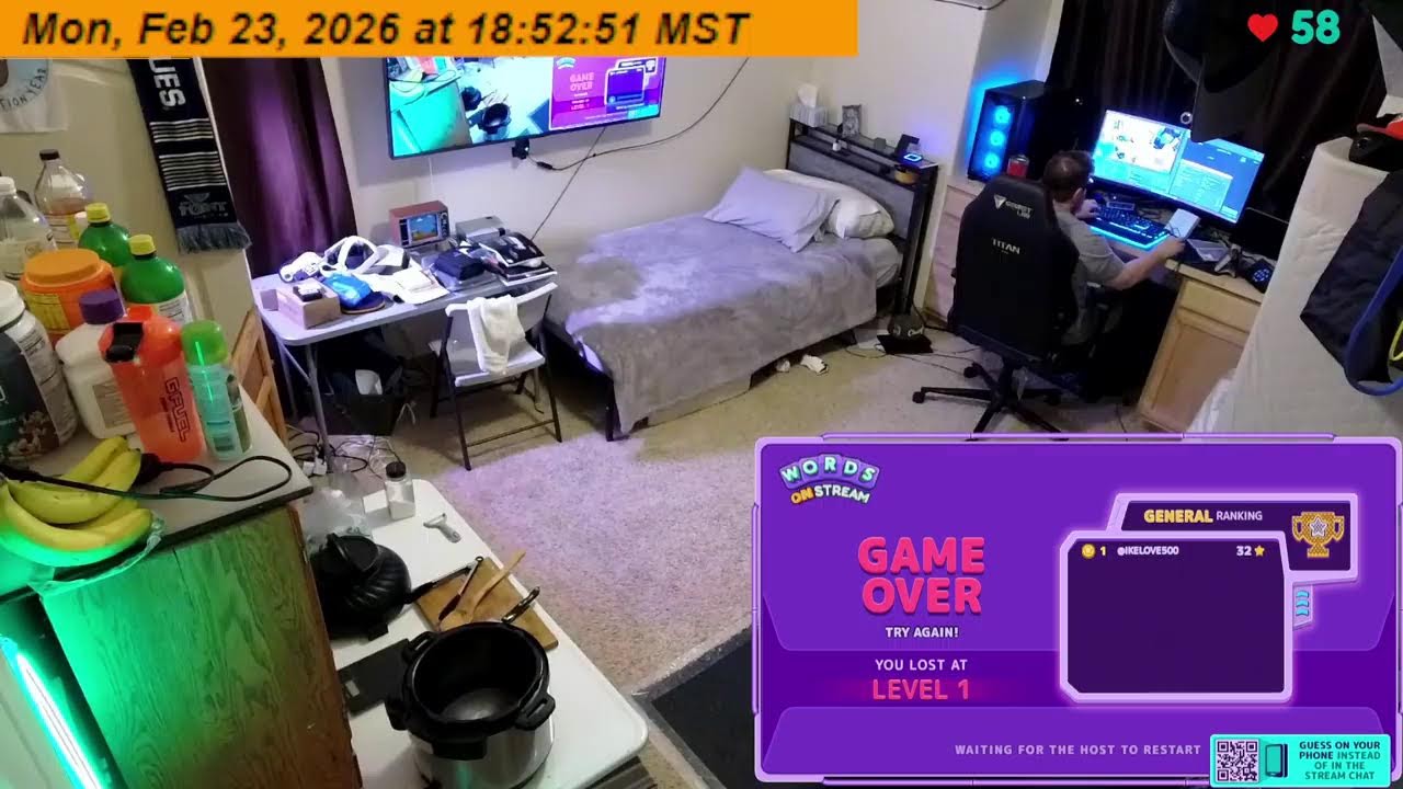 The Isolation Year Live 24/7 365 Day 44 7am