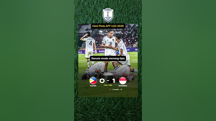Hasil Piala AFF U23 2025 - Indonesia vs Filipina