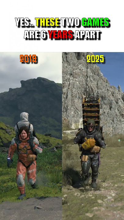 YES... THESE TWO GAMES ARE 6 YEARS APART