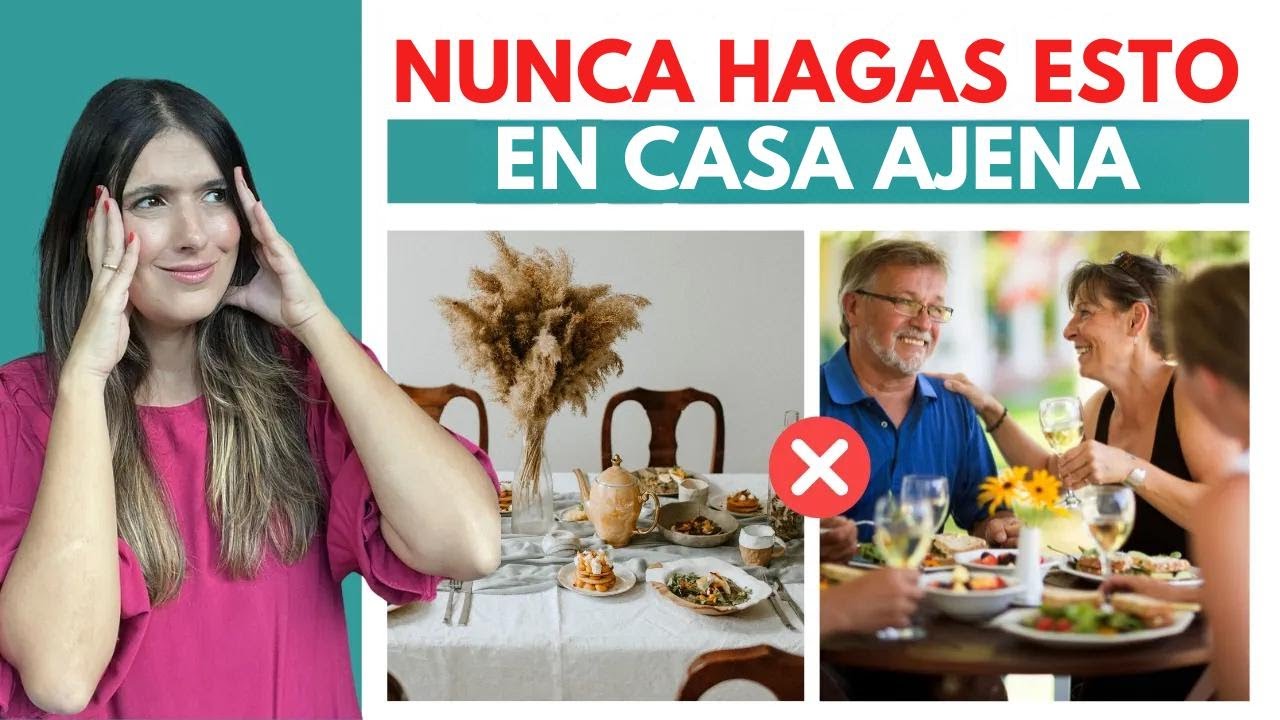 Errores de etiqueta que te harán pasar vergüenzas en casa ajena