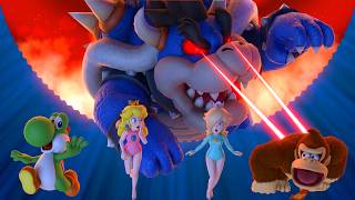 Mario Party 10 - Whimsical Waters! Yoshi Vs Peach Vs Rosalina Vs Donkey Kong