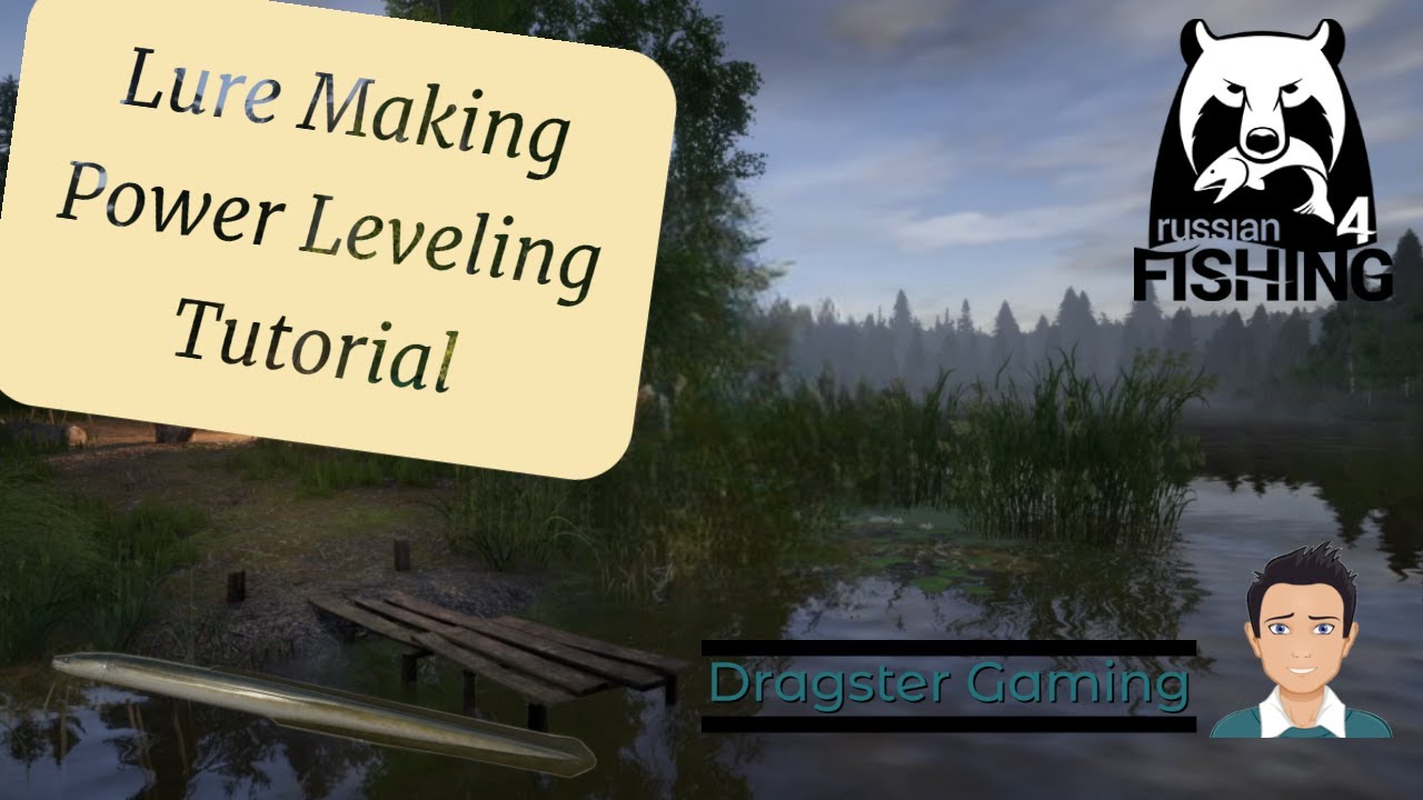 Russian Fishing 4. Lure Making Power Leveling skill tutorial YouTube