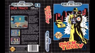 Jeu Dick Tracy Pour Sega Mega Drive - Version PAL Complète (boîte, Notice) - Excellent état, 100% Officiel SEGA
