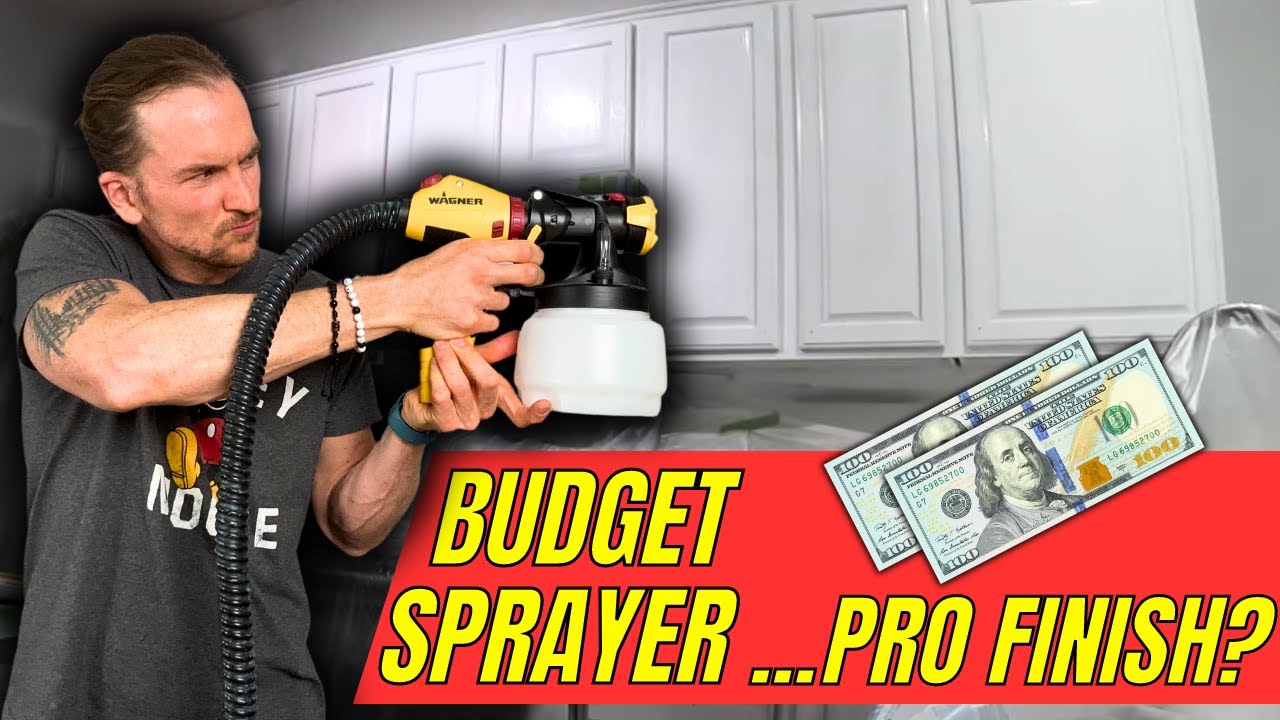 I Sprayed Kitchen Cabinets With A $200 Sprayer! Wagner Flexio 5000 Sprayer  Review 