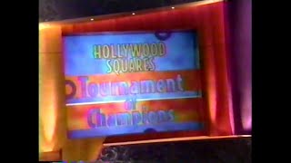 Hollywood Squares may 11 2001 Tournament Of Chdanions Finals
