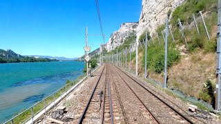 ★ 4K  Marseille StCharles  Lyon PartDieu cab ride en BB 22200 [07.2022] Führerstandsmitfahrt