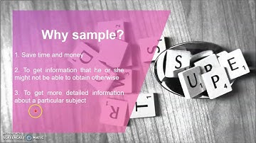 Sampling, Survey and Questionnaire Design