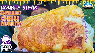 Taco Bell® DOUBLE STEAK Grilled Cheese Burrito Review! 🥩🥩🧀🌯 | theendorsement