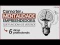 ESTA É A MENTALIDADE DOS EMPREENDEDORES DE SUCESSO