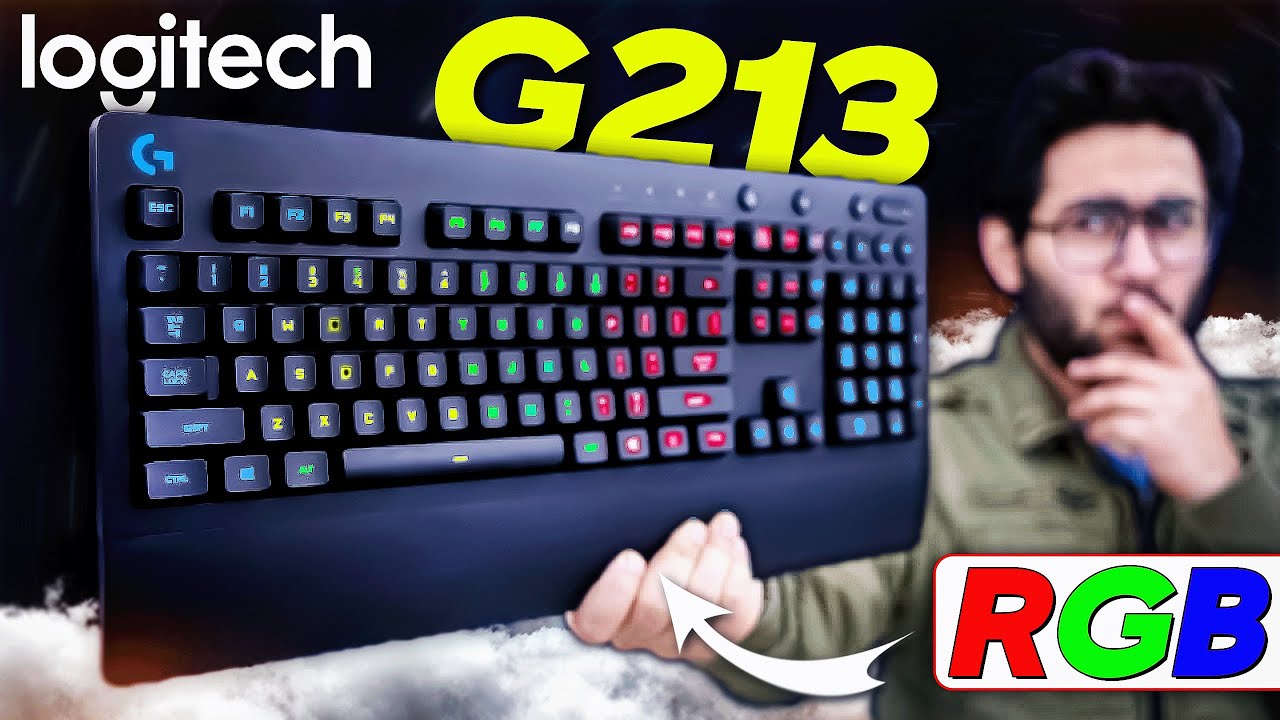 Logitech G213 Prodigy Gaming Keyboard LIGHTSYNC RGB Backlit Keys  Spill-Resist M