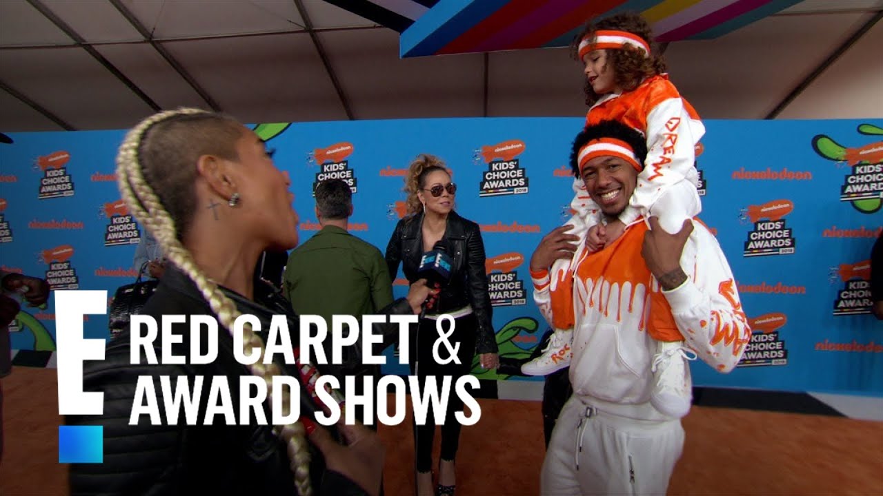 Mariah Carey and Nick Cannon Reunite at Kids' Choice Awards, Pose in  Matching Outfits With Twins on Red Carpet