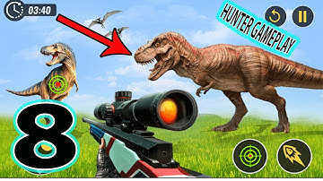 Wild Dinosaur Hunting Animal Shooting Games Part 8 | Best Hunting Experience With Hunter Gameplay