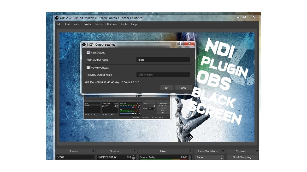 Ndi Source Plugin Obs Studio Is Not Showing My Game Black On My Streaming Pc Youtube
