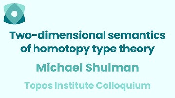Michael Shulman: "Two-dimensional semantics of homotopy type theory"