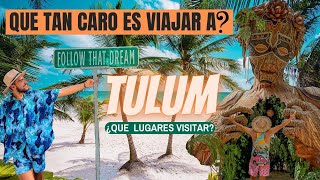 CUANTO CUESTA VIAJAR A TULUMEn México ¿Que visitar?  Cenotes Ruinas Playas