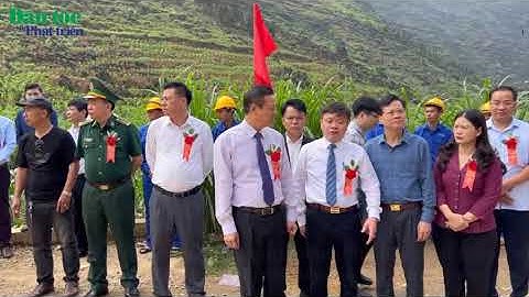 Huyện Mèo Vạc khởi công công trình nâng cấp quốc lộ 4C