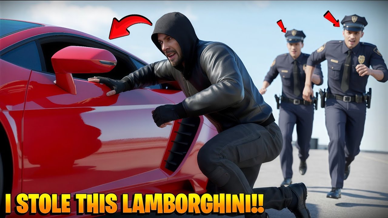 POLICE TRIED To STOP Me From STEALING This LAMBORGHINI !!