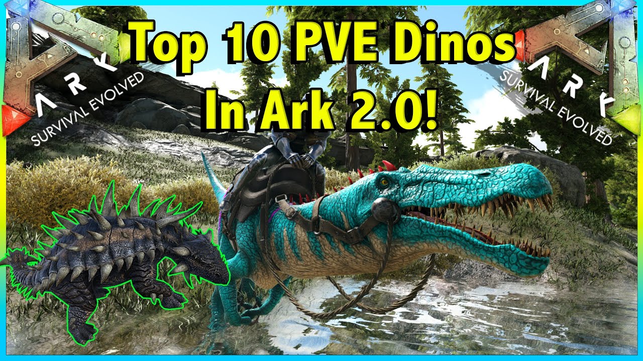 Ark Best Pve Dinos Ark Dino Dps Dino Nuts